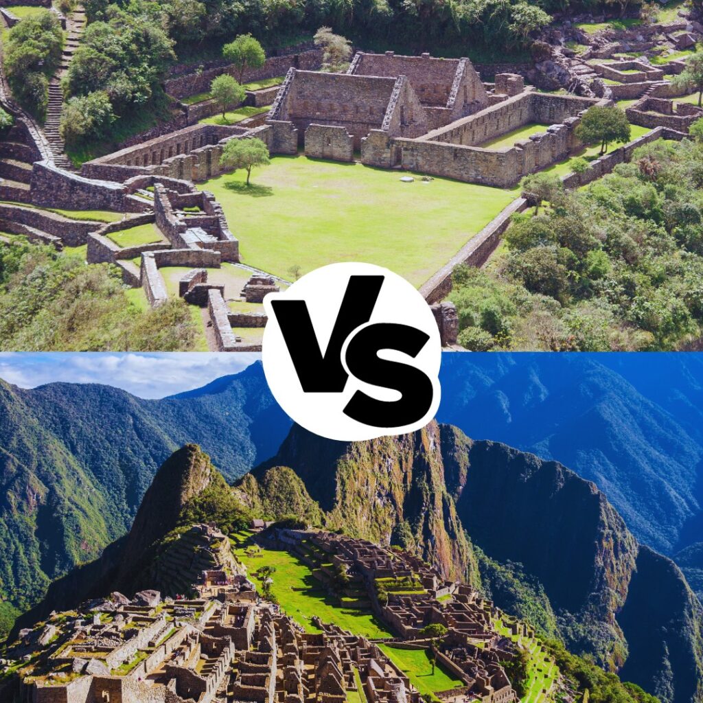 Choquequirao vs Mahcu Picchu